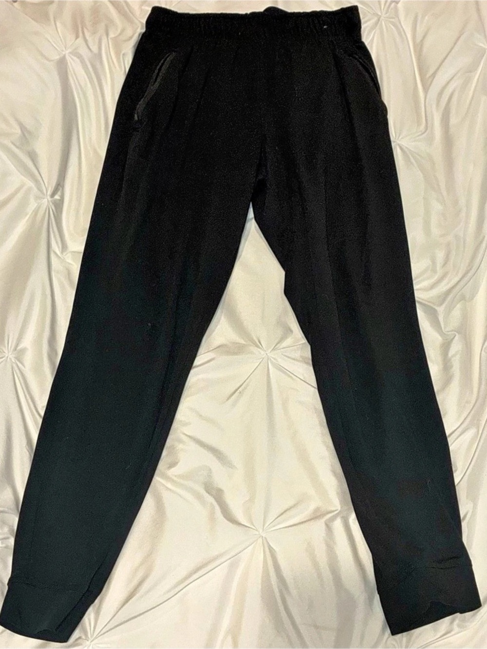 Men’s Glacier Black Athletic Jogger Pants - size adult small